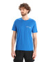 ICEBREAKER Tricou funcțional 'M Tech Lite II SS Tee Alpine Zone' albastru / roz / alb - Pled.ro