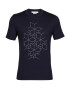 ICEBREAKER Tricou funcțional 'Tech Lite II Snowflake' albastru / alb - Pled.ro