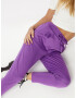 ICHI Pantaloni 'KATE' mov neon - Pled.ro