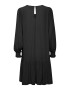 ICHI Rochie 'Calova' gri metalic / negru - Pled.ro