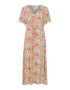 ICHI Rochie 'Vera' albastru / albastru pastel / galben / roz - Pled.ro