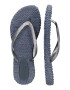 ILSE JACOBSEN Flip-flops 'Cheerful' albastru porumbel / argintiu - Pled.ro