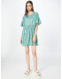 In The Style Rochie 'JAC JOSSA' turcoaz / verde jad / roz / rosé / alb - Pled.ro