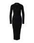 In The Style Rochie tricotat 'BILLIE' negru - Pled.ro