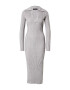 In The Style Rochie tricotat gri - Pled.ro