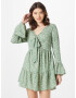 In The Style Rochie verde / alb - Pled.ro