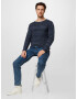 INDICODE JEANS Pulover 'Tucker' bleumarin / albastru porumbel - Pled.ro