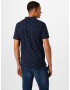 INDICODE JEANS Tricou 'Ayers' bleumarin / alb - Pled.ro