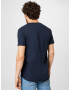 INDICODE JEANS Tricou 'Moran' bleumarin / alb - Pled.ro