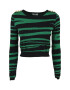 Influencer Pulover 'Animalier' verde / negru - Pled.ro