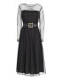 Influencer Rochie 'Belted Dress' negru - Pled.ro