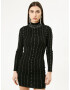 Influencer Rochie tricotat negru - Pled.ro