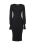 Influencer Rochie tricotat negru - Pled.ro