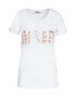 Influencer Tricou roz pal / alb - Pled.ro