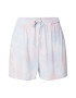 Iriedaily Pantaloni albastru pastel / roz pastel / alb - Pled.ro