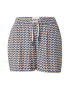 Iriedaily Pantaloni 'Urbany' bleumarin / albastru fumuriu / maro caramel / alb - Pled.ro