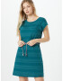 Iriedaily Rochie 'Neila' verde petrol / alb - Pled.ro