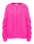 IZIA Cardigan dimensiuni mari roz neon - Pled.ro