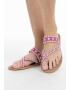 IZIA Flip-flops roz pitaya / alb - Pled.ro