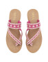 IZIA Flip-flops roz pitaya / alb - Pled.ro