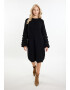 IZIA Rochie tricotat negru - Pled.ro