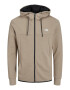 JACK & JONES Hanorac 'Air' bej / alb - Pled.ro