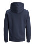 JACK & JONES Hanorac albastru noapte / alb - Pled.ro