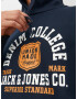 JACK & JONES Bluză de molton albastru / portocaliu / alb - Pled.ro