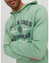 JACK & JONES Bluză de molton albastru noapte / verde deschis / alb - Pled.ro