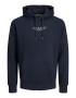 JACK & JONES Bluză de molton 'Archie' bleumarin / alb - Pled.ro