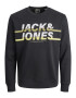 JACK & JONES Bluză de molton 'Charles' galben lămâie / galben deschis / gri deschis / negru - Pled.ro