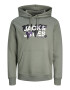 JACK & JONES Bluză de molton 'Dust' oliv / lila / negru / alb - Pled.ro