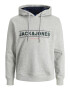 JACK & JONES Bluză de molton 'FRIDAY' gri amestecat / roșu deschis / negru - Pled.ro