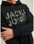 JACK & JONES Bluză de molton galben / kaki / negru / alb - Pled.ro