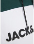 JACK & JONES Bluză de molton gri amestecat / verde pin / negru / alb - Pled.ro