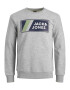 JACK & JONES Bluză de molton 'JAKE' albastru închis / gri amestecat / verde pastel - Pled.ro