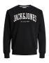 JACK & JONES Bluză de molton 'JOSH' negru / alb - Pled.ro