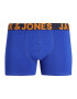 JACK & JONES Boxeri 'CALM LEAVES' bleumarin / azuriu / oliv / alb - Pled.ro