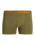 JACK & JONES Boxeri 'CALM LEAVES' bleumarin / azuriu / oliv / alb - Pled.ro