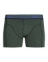 JACK & JONES Boxeri 'CARLOS' bleumarin / kaki - Pled.ro