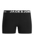 JACK & JONES Boxeri 'Fox' negru / alb - Pled.ro