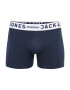 JACK & JONES Boxeri 'Sense' bleumarin / alb murdar - Pled.ro