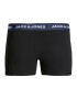 JACK & JONES Boxeri 'SOLID' bleumarin / negru / alb - Pled.ro