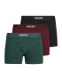 JACK & JONES Boxeri verde pin / roșu burgundy / negru / alb - Pled.ro