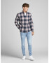 JACK & JONES Cămașă bleumarin / gri deschis / roşu închis / alb - Pled.ro