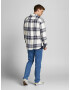 JACK & JONES Cămașă 'FINDER' albastru marin / alb - Pled.ro