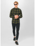 JACK & JONES Cămașă 'Gingham' oliv / negru - Pled.ro