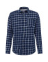 JACK & JONES Cămașă 'OWEN' bleumarin / alb - Pled.ro