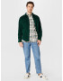 JACK & JONES Cămașă 'ROWEN GRINDLE WILLOW' bleumarin / verde / alb - Pled.ro