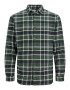 JACK & JONES Cămașă verde închis / negru / alb - Pled.ro